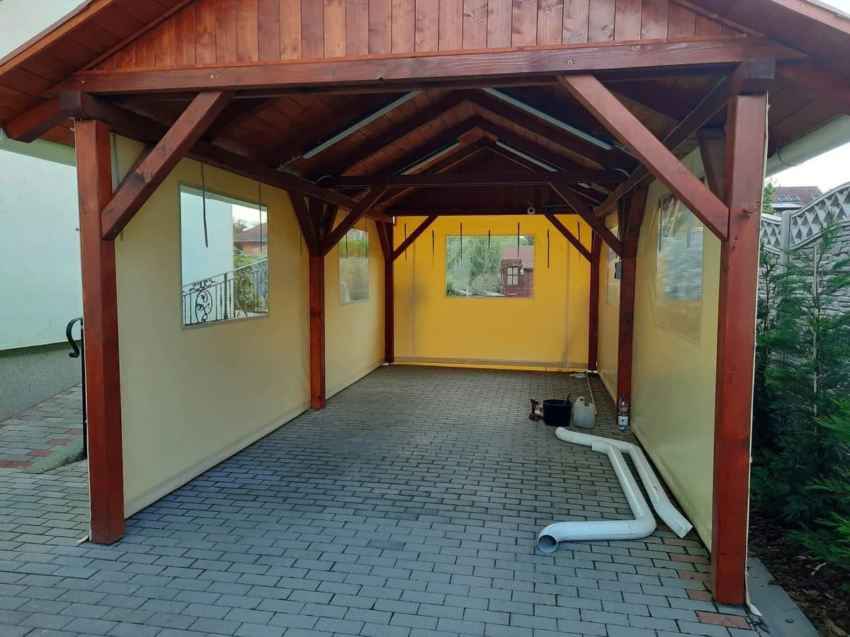 Pavilon oldalfal ponyva